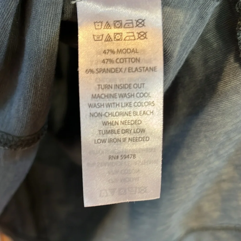 🇪🇸🐠Bundle of 2 Lucy & Laurel tank tops peach gray modal cotton spandex XS